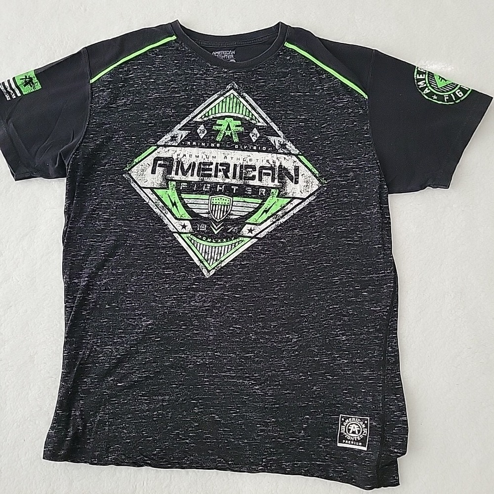 American Fighter Training Division T‎ Shirt 3xl Black And Green
